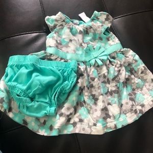 Baby Girl Calvin Klein Floral Dress